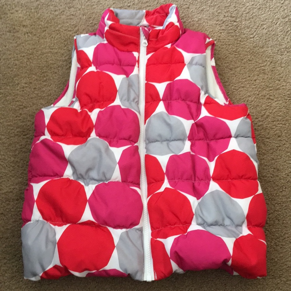 Crazy 8 Puffer Vest, Size L(10-12) EUC